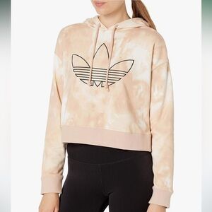 Adidas Original- Fakten Tie Dye Crop Hoodie